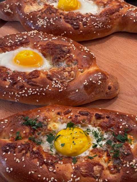Khachapuri - Georgian Style Bread Boat – The Cheese Shop of Centerbrook