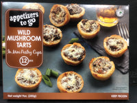 Apps to Go Wild Mushroom Tarts