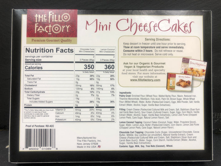 Fillo Factory Frozen Appetizers (Assorted)