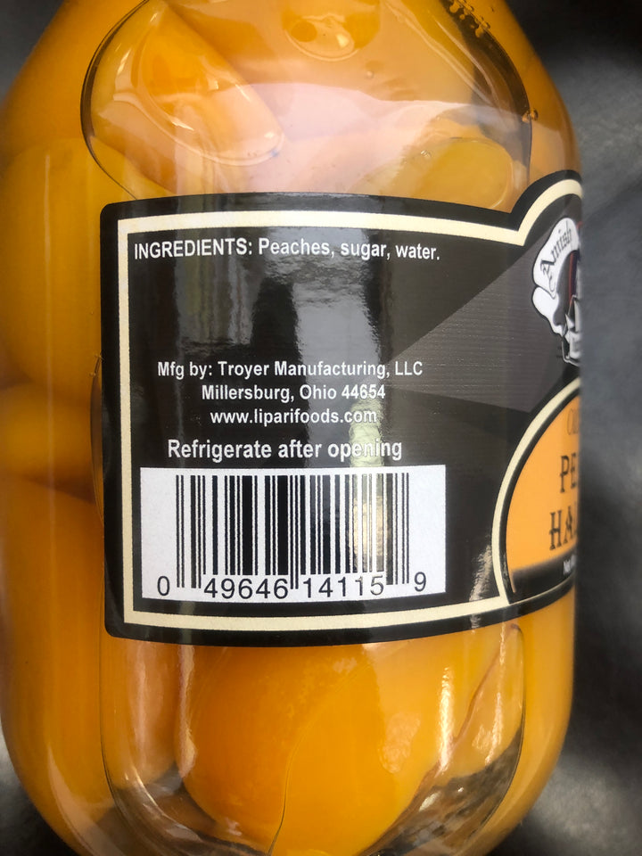 Old Fashioned Peach Halves (Pick-up Only)
