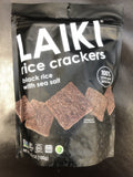 Laiki Black Rice Crackers w/ Sea Salt