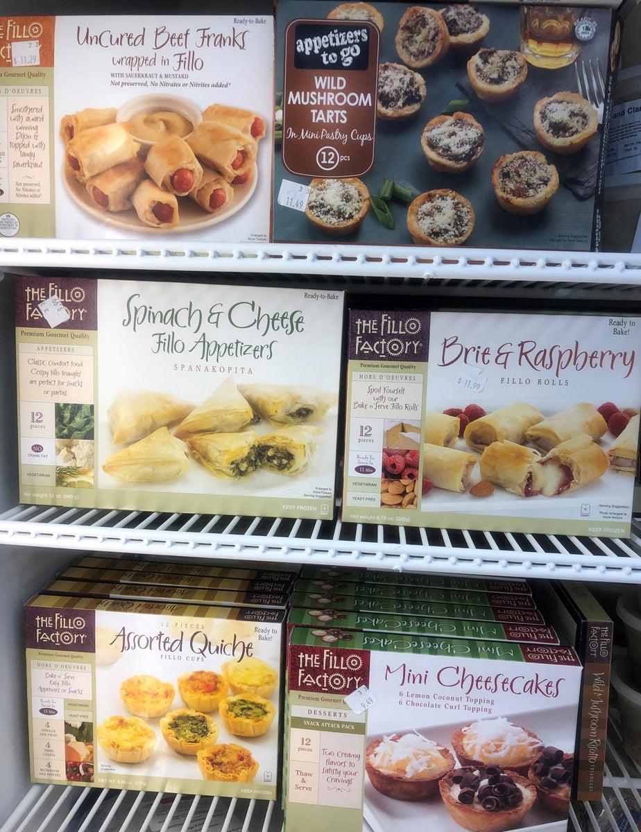 Fillo Factory Frozen Appetizers (Assorted) – The Cheese Shop of Centerbrook